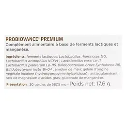 Inovance Probiovance Premium Probiotiques 30 gélules