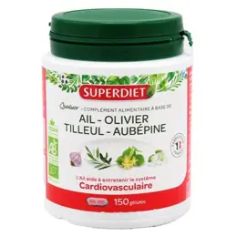 Superdiet Quatuor Ail Cardiovasculaire Bio 150 gélules