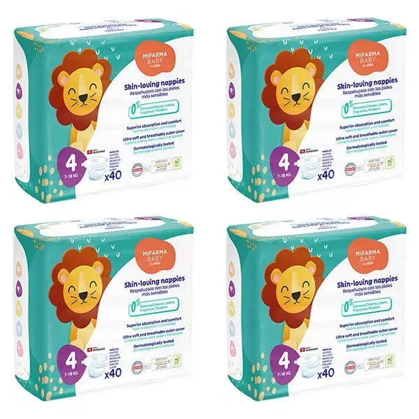Mifarma Baby Couches Taille 4 Pack 1 Mois 160 unités