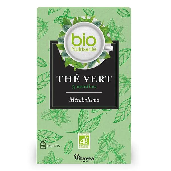 Vitavea Bionutrisanté Thé vert 3 menthes 20 sachets
