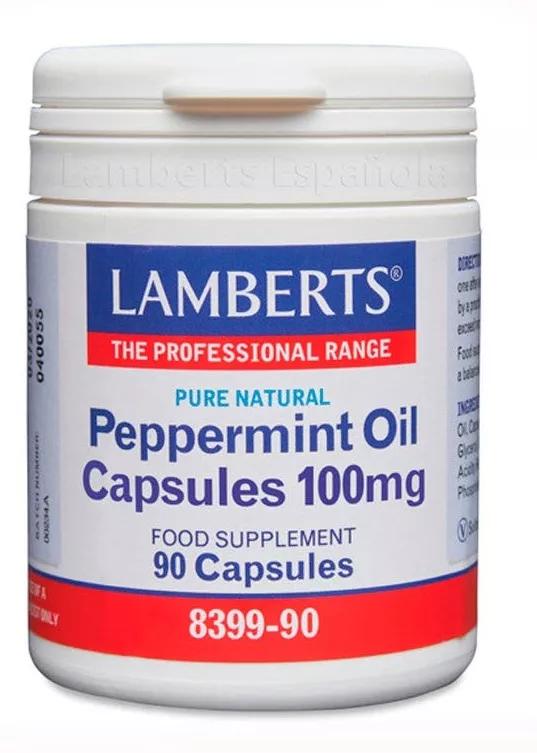 Lamberts Aceite de Menta 100 mg 90 Cápsulas