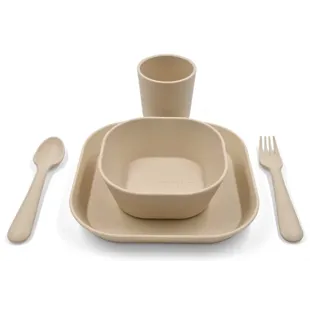 Mushie Baby Tableware Ivory 5 Pcs