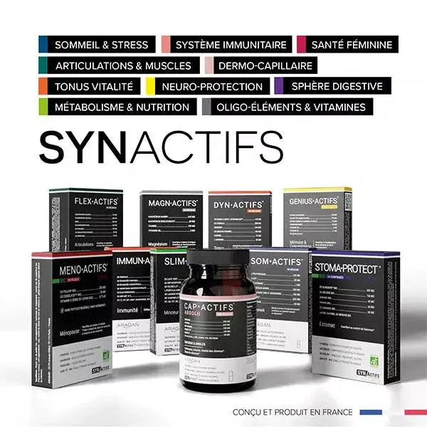 Aragan - Synactifs - Myoactifs® - Décontraction musculaire - Magnésium - 30 gélules