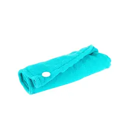 Serviette Microfibre Cheveux Bleu