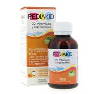 Pediakid 22 Vitaminas + Oligoelementos Xarope Infantil 125ml Damasco