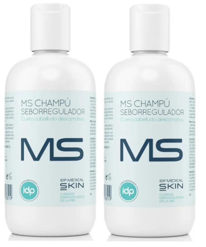 Idp MS Shampoing Régulateur Sébum 2x250 ml