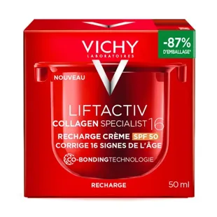 Vichy Liftactiv Recharge Crema Giorno Anti-età Pro-Collagene SPF 50 50ml