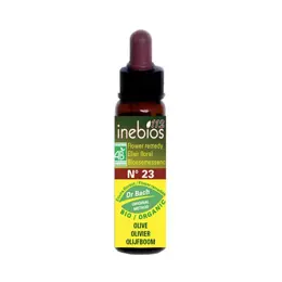 Inebios Fleur de Bach n°23 Olive - Olivier Bio 10ml