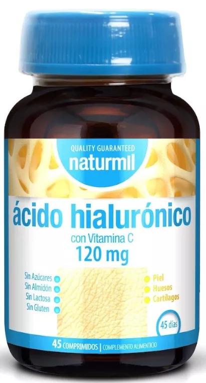 Naturmil Ácido Hialurónico 120 mg 45 Comprimidos