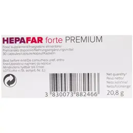 Sensilab Hepafar Forte Premium Detox Foie 30 capsules