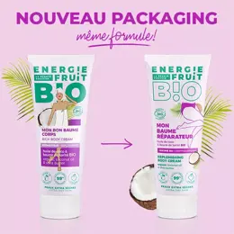 Energie Fruit Corps Peaux Extra Sèches Baume Huile de Coco & Beurre de Karité Bio 200ml