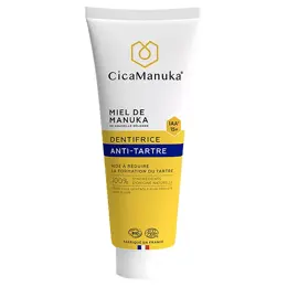 Cicamanuka Miel de Manuka Dentifrice Anti-Tartre IAA15+ Bio 75ml