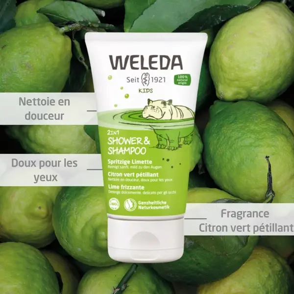 Weleda Kids Shampoo Delicato 2 in 1 Lime 150ml