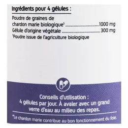 Nat & Form Écoresponsable Chardon Marie Bio 200 gélules