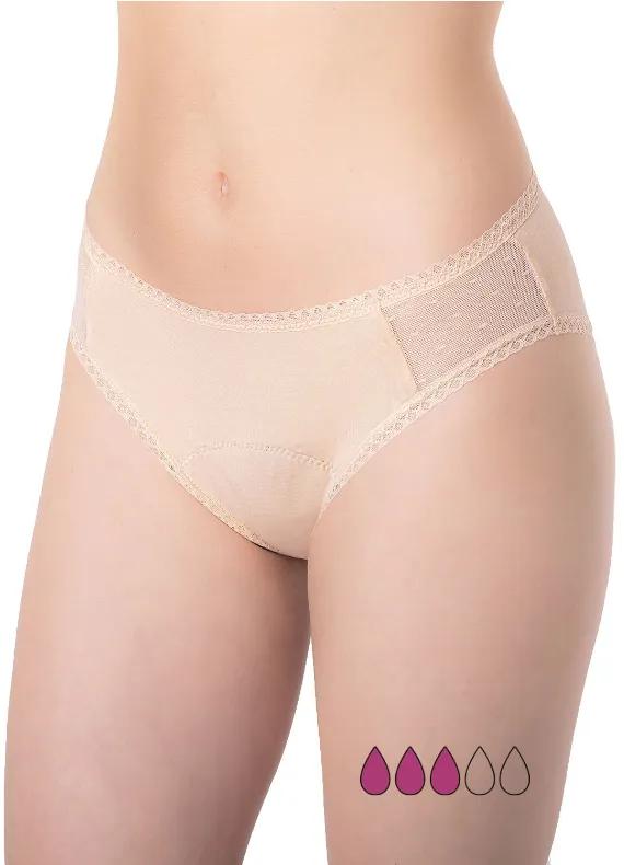 Inca Farma Adult Menstrual Panties Medium Absorption Nude Size XXL