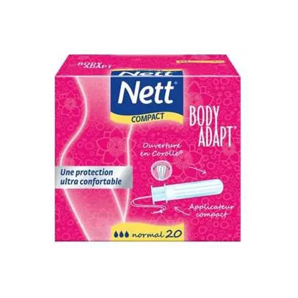 Nett corpo normale adattare 20 tamponi con applicatore Compact
