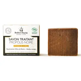 Ballot-Flurin Hygiène et Soins Savon Traitant Propolis Noire Bio 100g