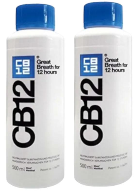 CB12 Mint Mouthwash 2x500 ml