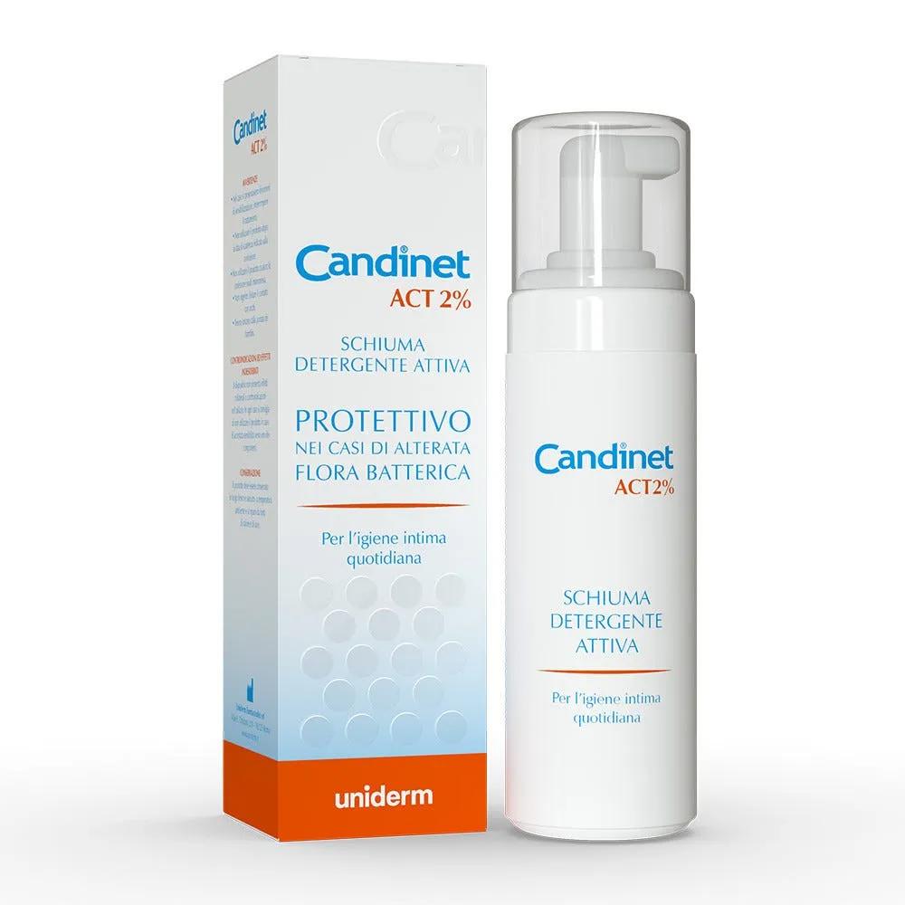 Candinet Act 2% Schiuma Detergente Attiva Igiene Zona Ano-genitale 150 ml