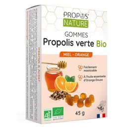 Propos' Nature Apithérapie Gomme de Propolis Miel Orange Bio 45g