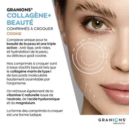 Granions Collagène+ Beauté Cookie 120 comprimés à croquer