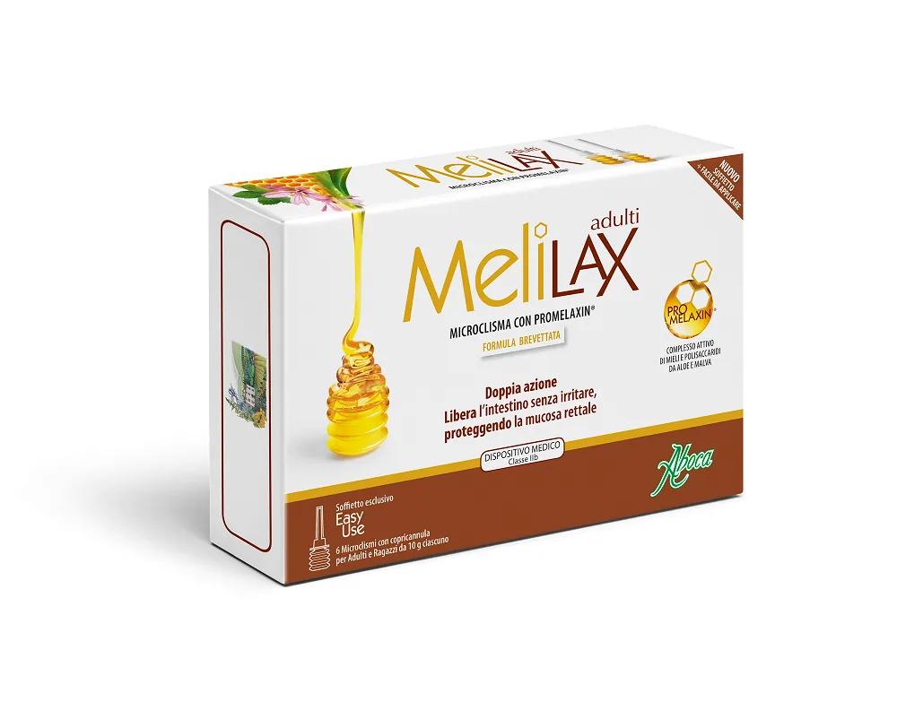 Melilax Adulti Aboca Microclisma Evacuativo 6 Pezzi