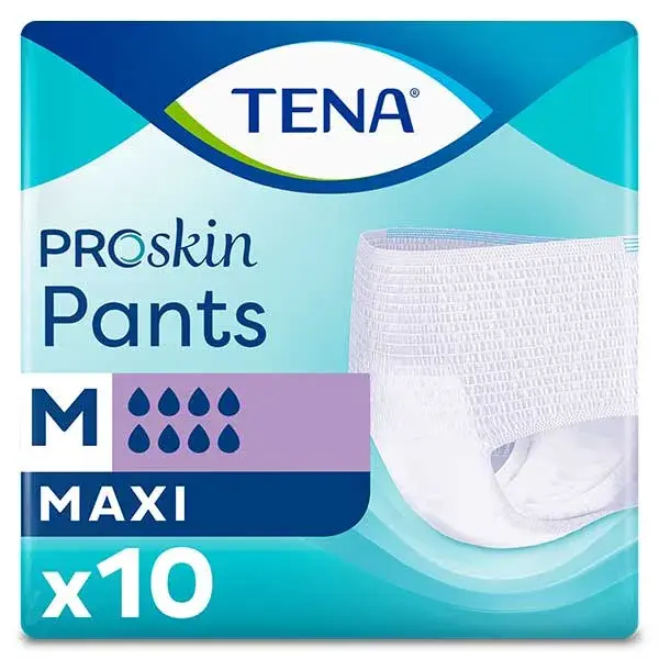 TENA Proskin Pants Sous-Vêtement Absorbant Maxi Taille M 3 x 10 unités