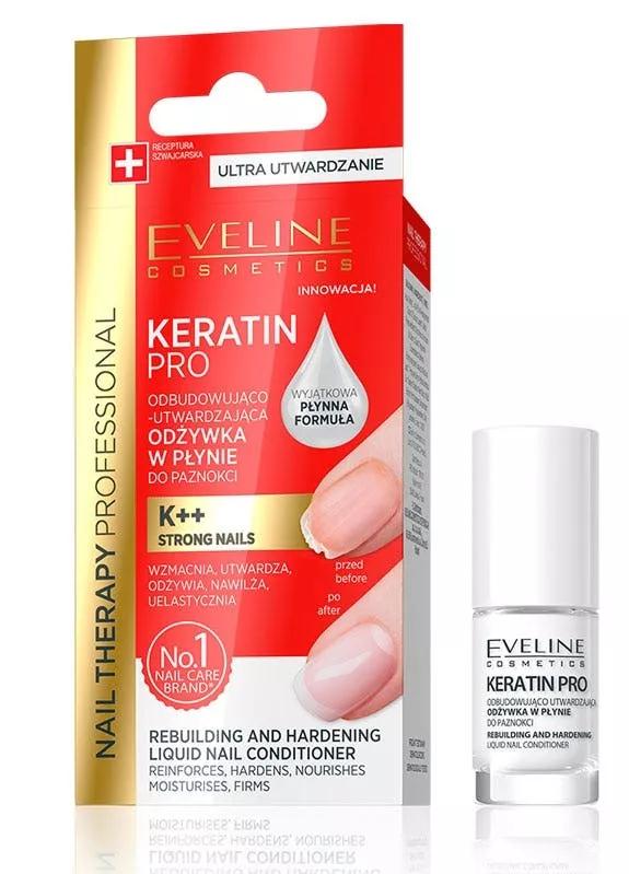 Eveline Cosmetics Endurecedor Uñas Therapy Keratin Pro 5 ml