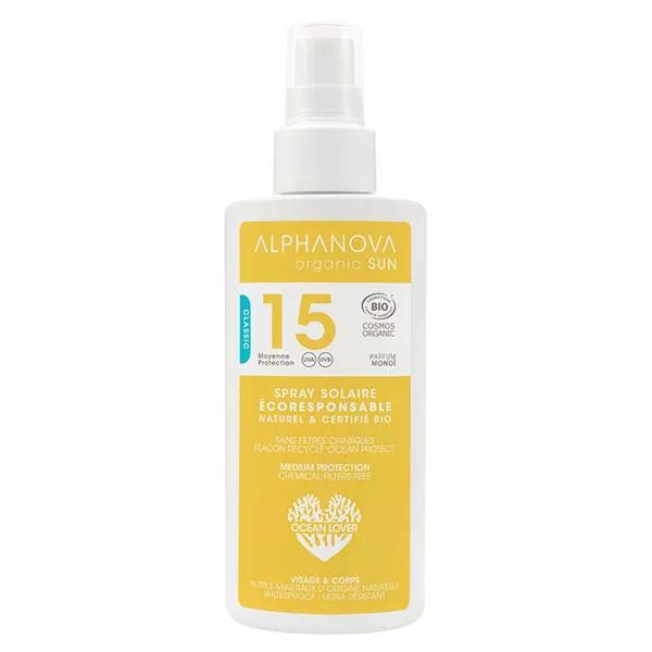 Alphanova Sun Spray Solar Bio SPF15 125ml