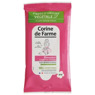 Corine de Farme Soft Intimate Wipes for Daily Use 10 units
