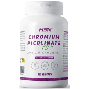 HSN Chromium Picolinate 200mcg 120 Vegetable Capsules
