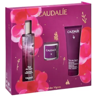 Caudalie Thé des Vignes Agua Fresca 50 ml+ Gel Ducha 50 ml + Vela