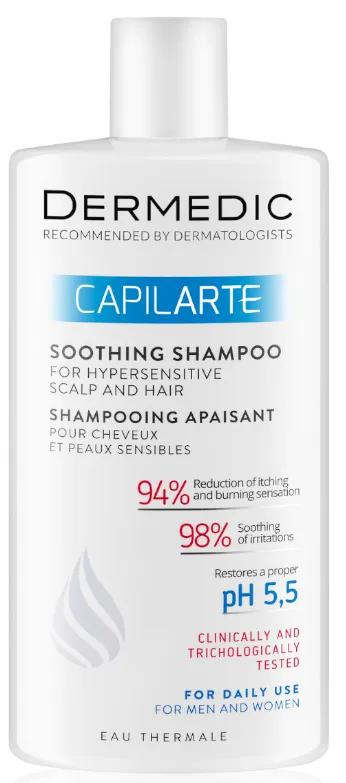Dermedic Capilarte Beruhigendes Shampoo für empfindliche Kopfhaut 300 ml
