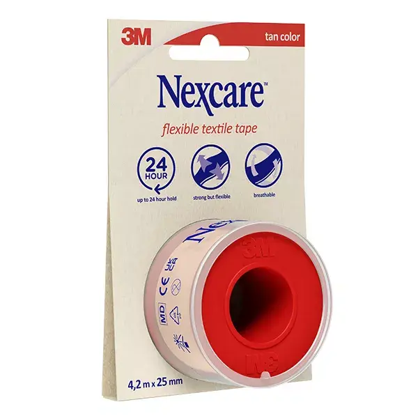 Nexcare™ Pansement Souple Textile 4,2 M X 25 Mm 1 Ruban Paquet