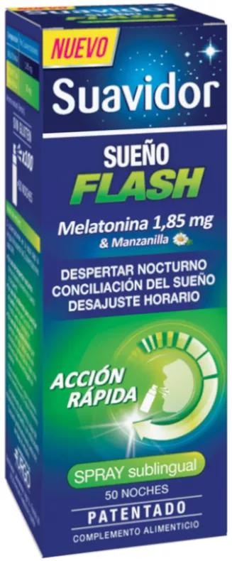 Suavidor Sueño Flash Melatonina y Manzanilla Spray Sublingual 20 ml