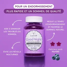 Lashilé Beauty Good Night Nuit Sublime Sans Sucres 60 gummies