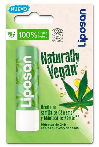 Liposan Naturally Vegan Bálsamo Labial Aceite de Semilla de Cáñamo 5,2 ml