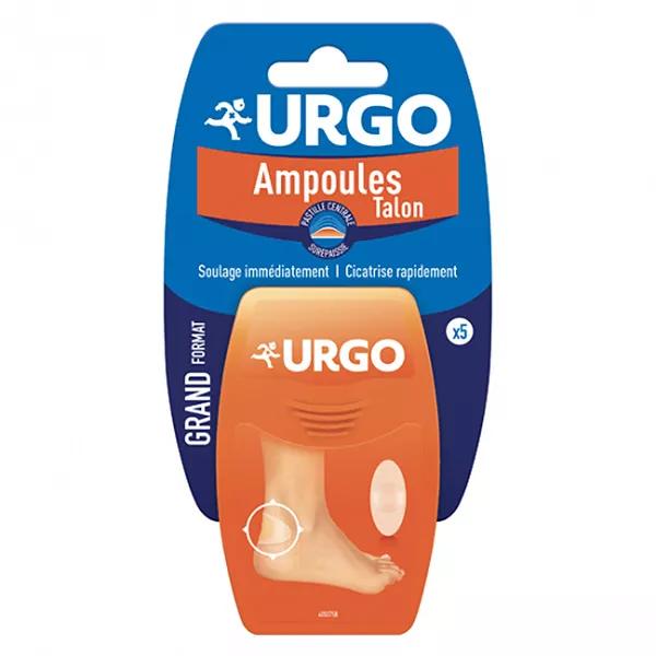 Urgo Pieds Mains Ampoules Pansement Hydrocolloïde Talon Grand Format 5 unidades