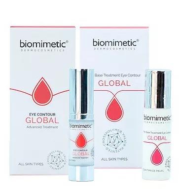 Biomimetic Dermocosmetics PBT Global Contorno Ojos 10 ml + AT Global Contorno de Ojos 15 ml