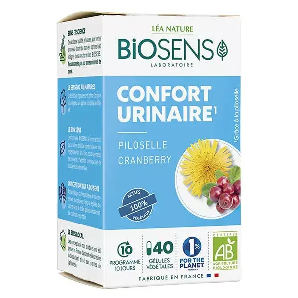 Biosens Confort Urinaire Bio 40 gélules végétales