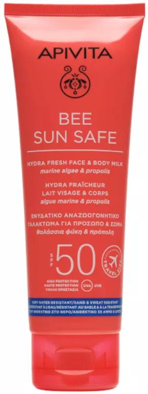 Apivita Bee Sun Safe Leche Solar Cara y Cuerpo SPF50 100 ml