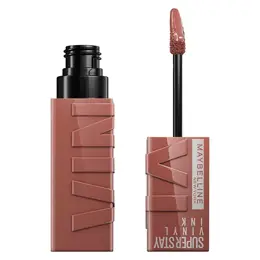 Maybelline New York Superstay Vinyl Ink Encre à Lèvres Nude Shock N°120 Punchy 4,2ml