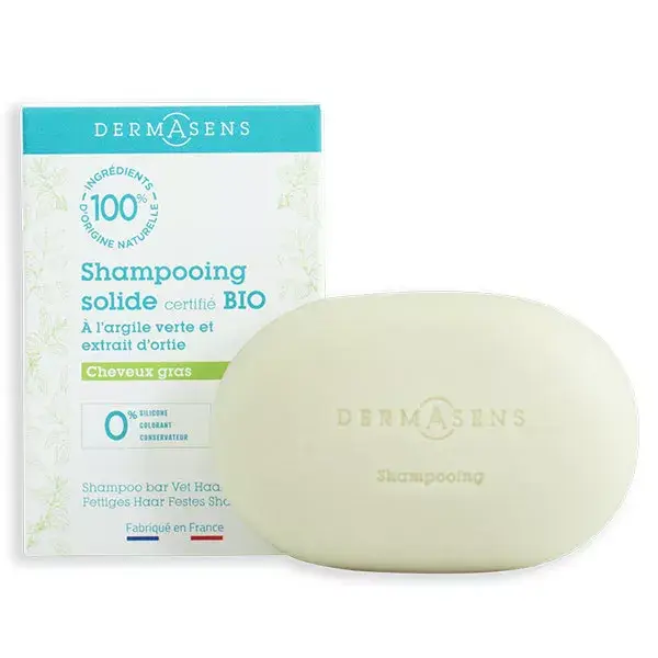 Dermasens Shampoing Solide Bio Cheveux Gras 60g