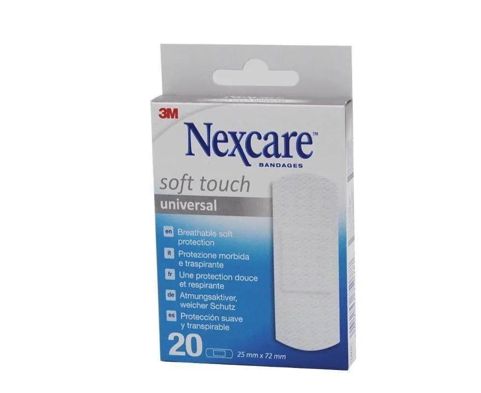 Nexcare 3M Soft Touch Cerotti Preparati N0520ns-1 25x72 mm 20 Pezzi