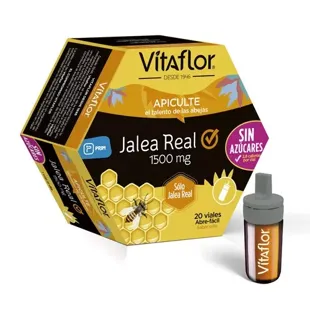Vitaflor Pure Royal Jelly Sugar Free 1500 mg 20 Vials