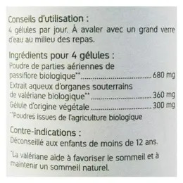 Nat & Form Bio Passiflore Valériane 200 gélules végétales