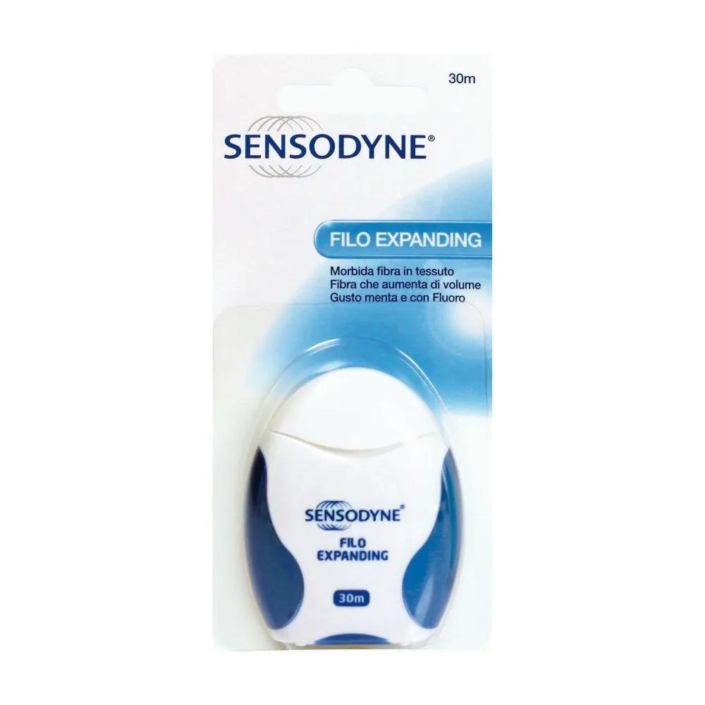 Sensodyne Filo Interdentale Expanding con Fluoro Gusto Menta 30 m