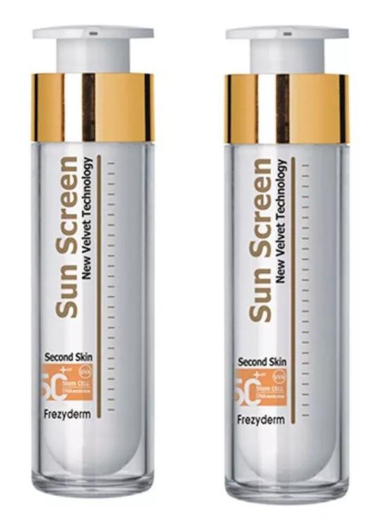 Frezyderm Velvet Sun Screen Facial SPF50 + 50ml + 50ml