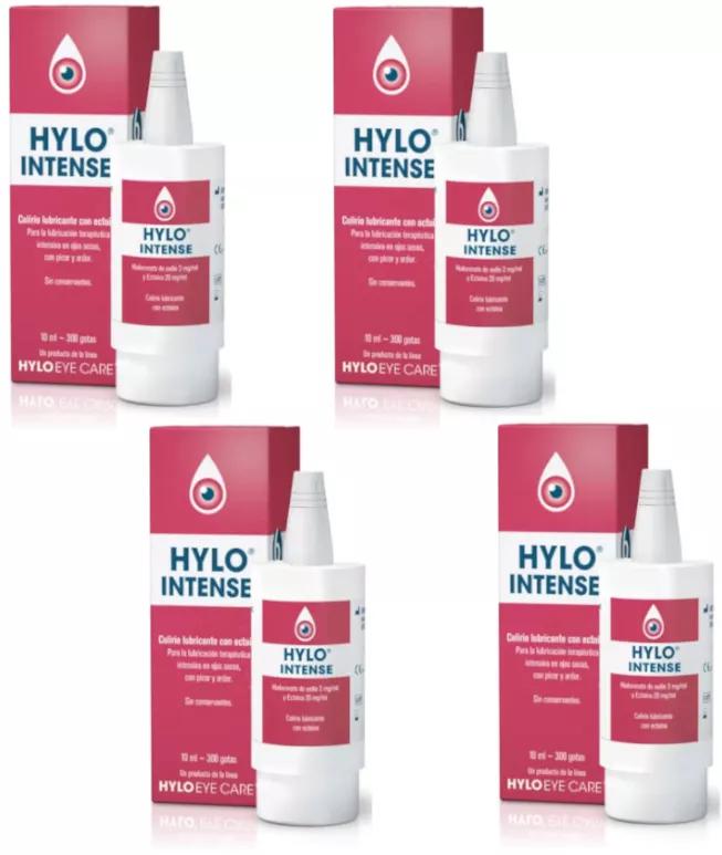 Brill Pharma Hylo Intense Lubricating Eye Drops 4x10 ml