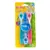 Nuby 3 Cuillères Thermosensibles Bord Doux 4 mois Bleu Rose Turquoise